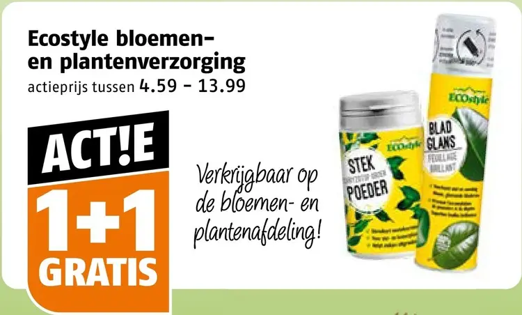 Aanbieding: Bloemen- en plantenverzorging