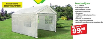 Aanbieding: Feestpaviljoen