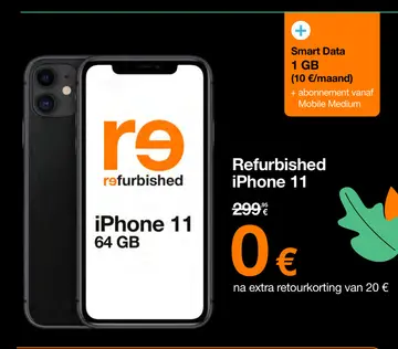 Aanbieding: Refurbished iPhone 11