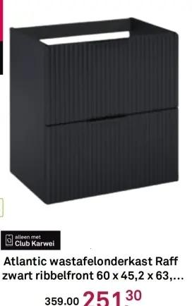 Aanbieding: Atlantic wastafelonderkast Raff
