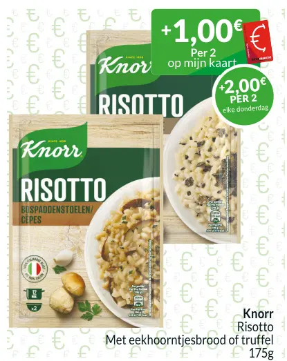 Promotie: Risotto met eekhoorntjesbrood of truffel