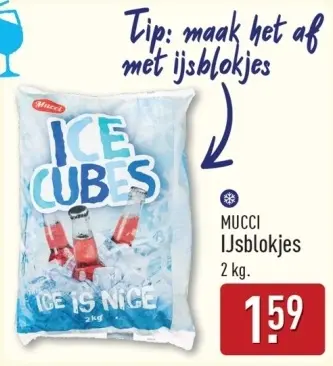 Aanbieding: IJsblokjes