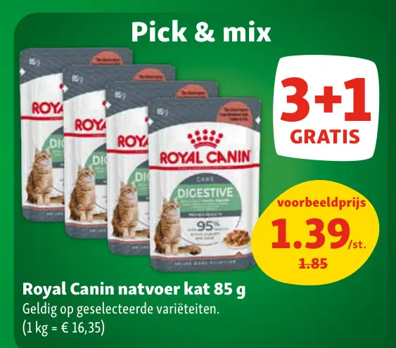 Promotie: Royal Canin natvoer kat
