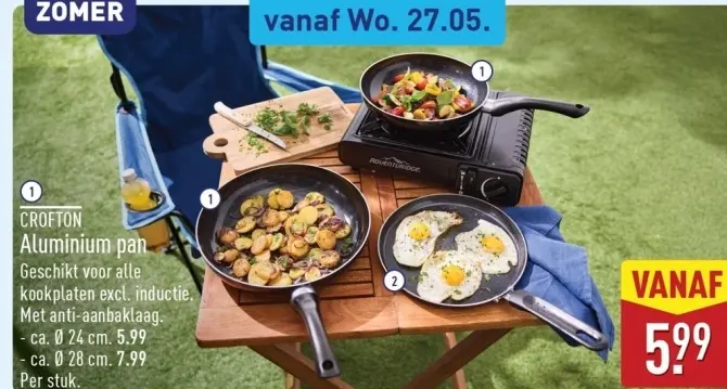 Aanbieding: Aluminium pan