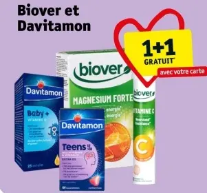 Offre: Biover et Davitamon
