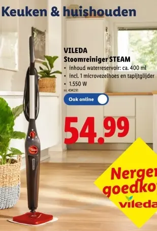 Promotie: Stoomreiniger STEAM