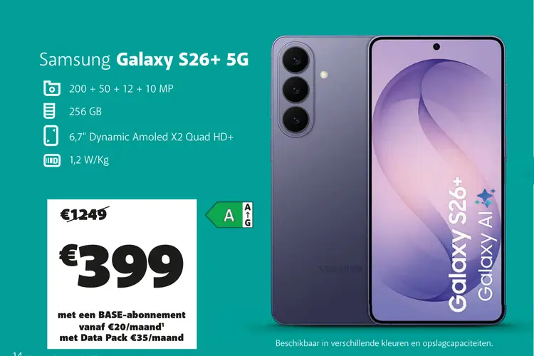 Promotie: Samsung Galaxy S26+ 5G