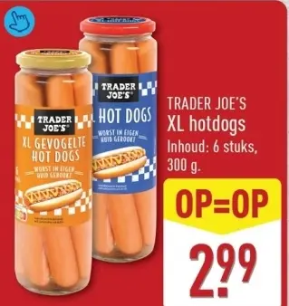 Aanbieding: XL hotdogs