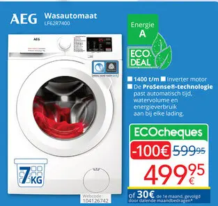 Promotie: Wasautomaat LF62R7400
