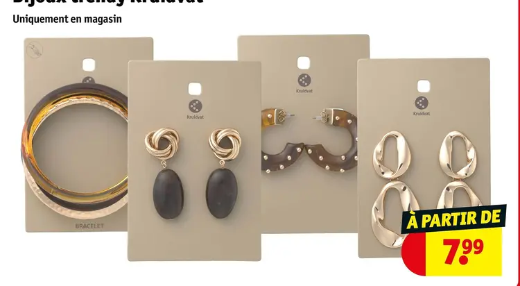 Offre: Bijoux trendy