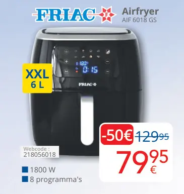 Aanbieding: Airfryer AIF 6018 GS