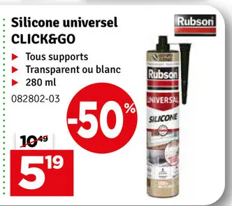 Offre: Silicone universel CLICK&GO