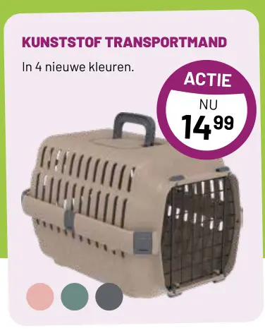 Aanbieding: Kunststof transportmand