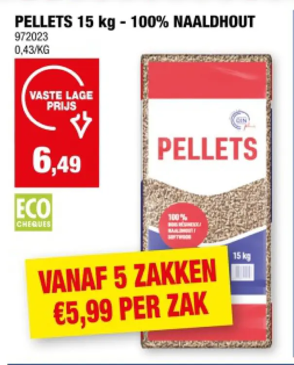Promotie: Pellets