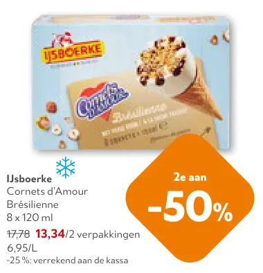 Promotie: Cornets d'Amour Brésilienne
