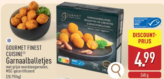 Promotie: Garnaalballetjes