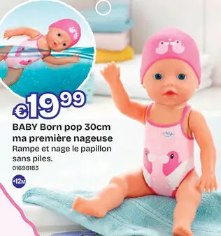 Offre: Baby Born pop ma première nageuse 30cm