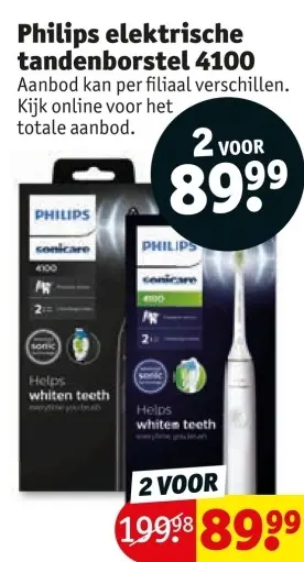 Aanbieding: elektrische tandenborstel 4100
