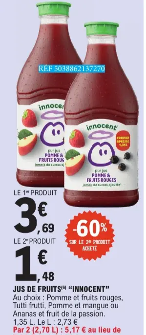 Promotie: Jus de fruits