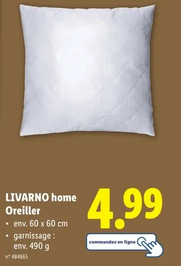 Offre: oreiller