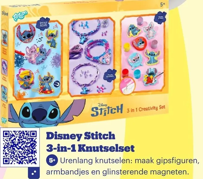 Aanbieding: Stitch 3-in-1 Knutselset