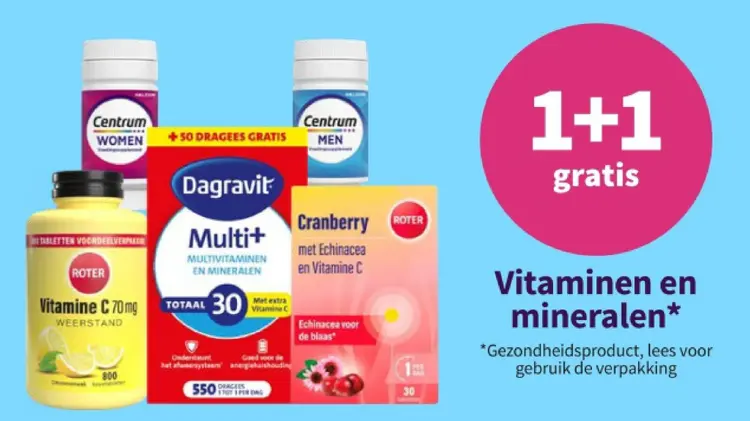 Promotie: Vitaminen en mineralen