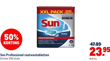 Aanbieding: Sun Professional vaatwastabletten