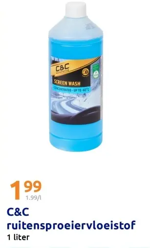 Aanbieding: ruitensproeiervloeistof