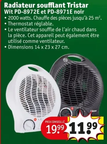 Offre: Radiateur soufflant