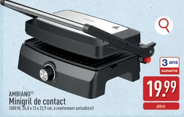 Offre: AMBIANO® Minigril de contact