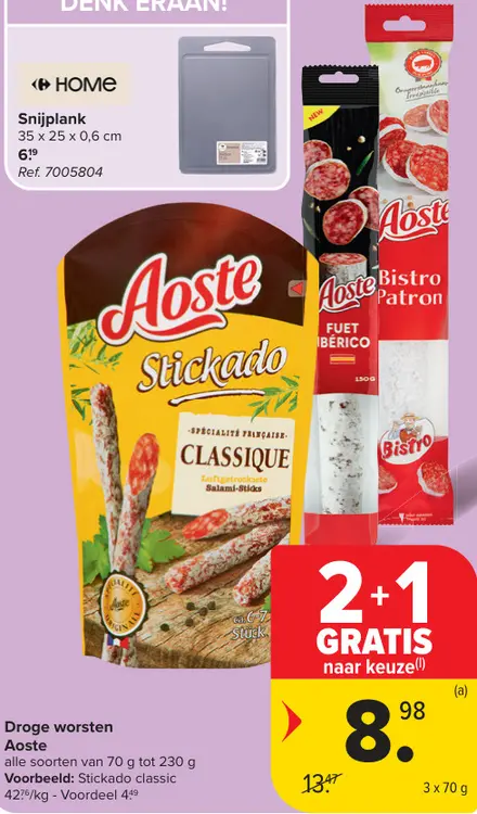 Promotie: Droge worsten