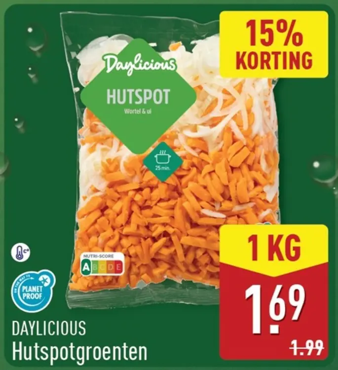 Aanbieding: Daylicious Hutspotgroenten