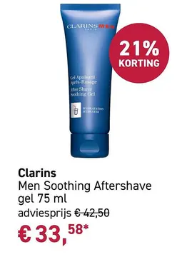 Aanbieding: Men Soothing Aftershave gel