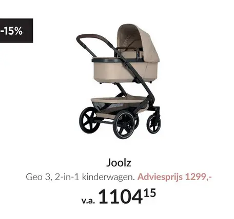 Aanbieding: Geo 3, 2-in-1 kinderwagen