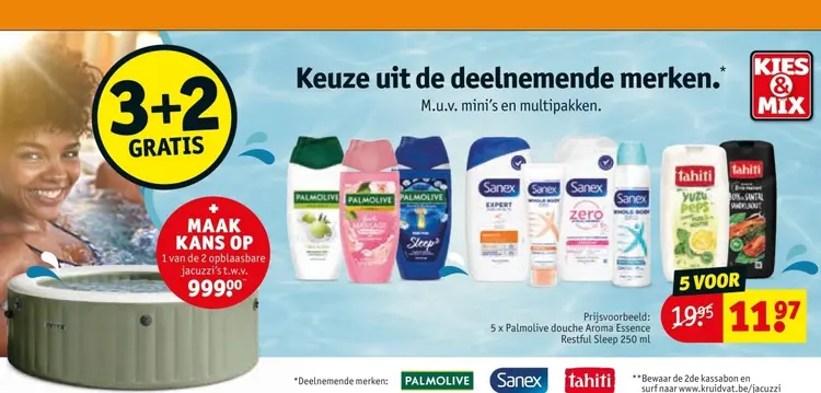 Promotie: Palmolive douche Aroma Essence Restful Sleep