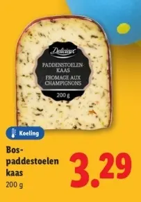 Aanbieding: Bospaddestoelenkaas