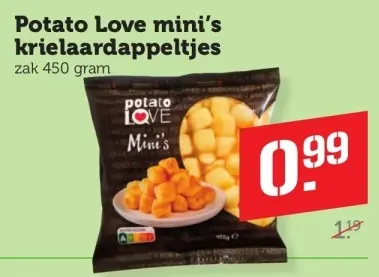 Aanbieding: Potato Love mini's krielaardappeltjes