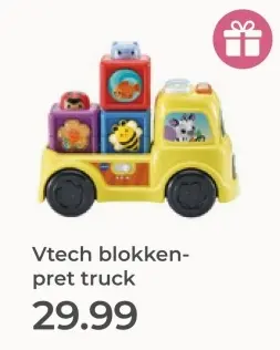 Aanbieding: blokken-pret truck