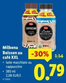Offre: Boisson au café XXL