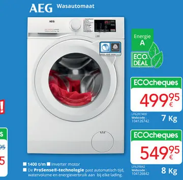 Aanbieding: AEG Wasautomaat