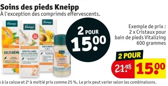 Offre: Soins des pieds