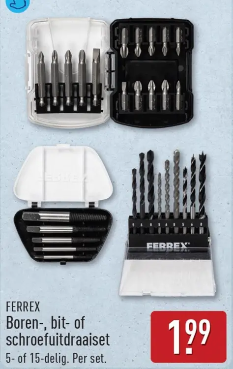 Aanbieding: Boren-, bit- of schroefuitdraaiset