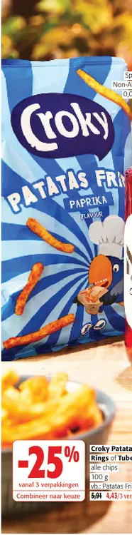 Promotie: Patatas Fritas, Rings of Tubes