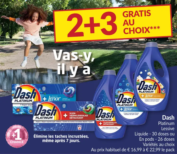 Offre: Lessive liquide ou en pods