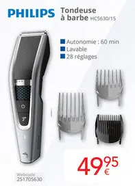 Offre: Tondeuse à barbe HC5630/15