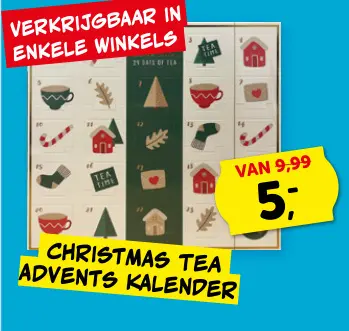 Aanbieding: Kerst thee adventkalender