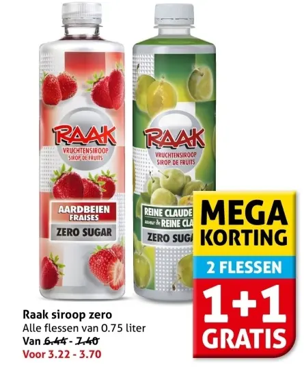 Aanbieding: Siroop zero