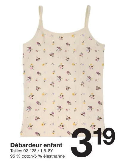 Offre: Débardeur enfant