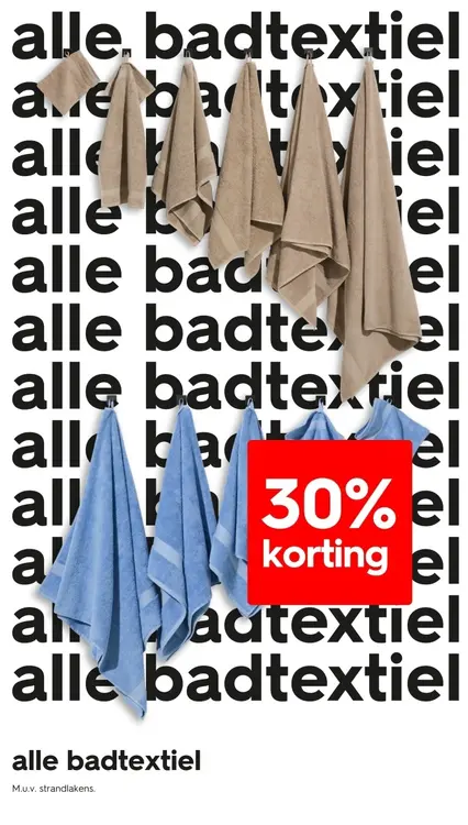 Aanbieding: Alle badtextiel