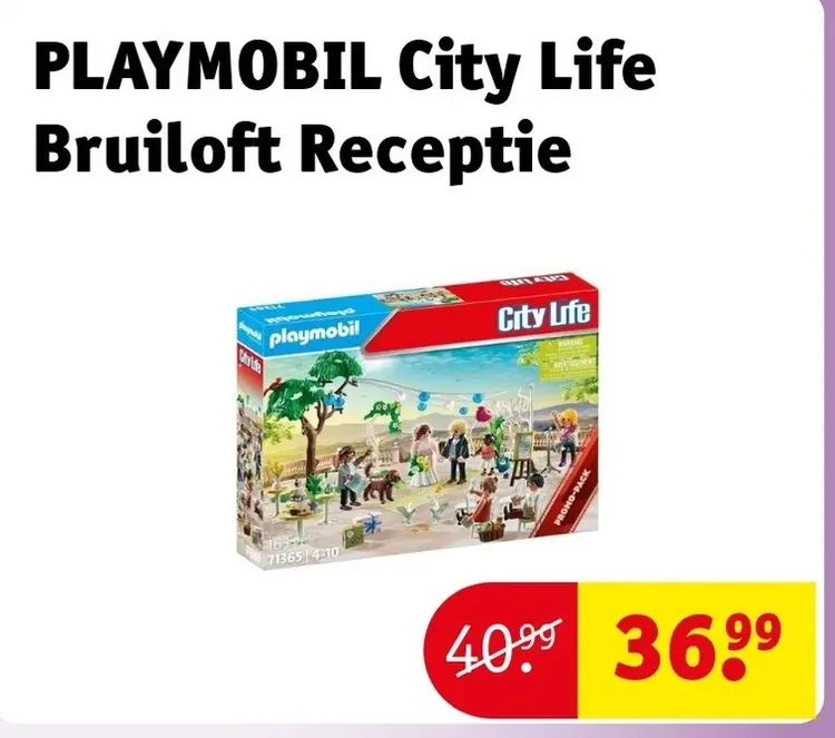 Aanbieding: PLAYMOBIL City Life Bruiloft Receptie